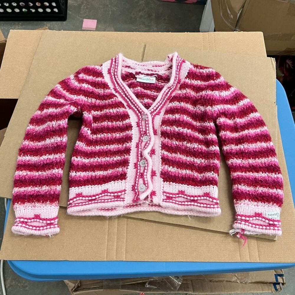 Naartjie kids thick knit button down sweater